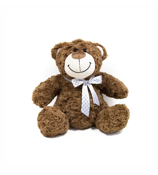 M'як. ігр. – Ведмідь (коричневий, з бантом, 27 cm) - 2502GMT_1.jpg - № 1
