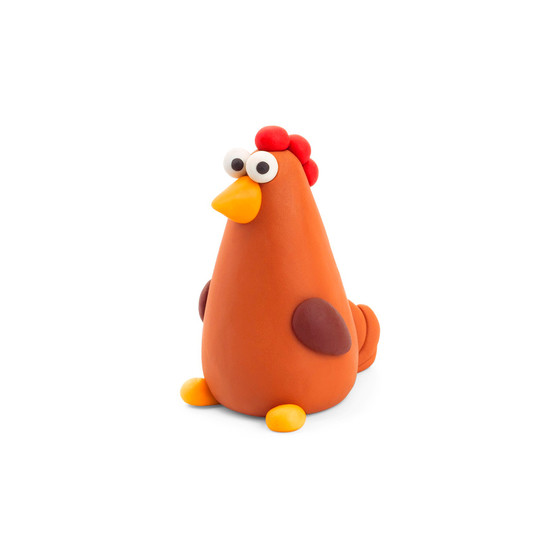 Набор самозатвердевающего пластилина Липака – Домашние птицы: Курица