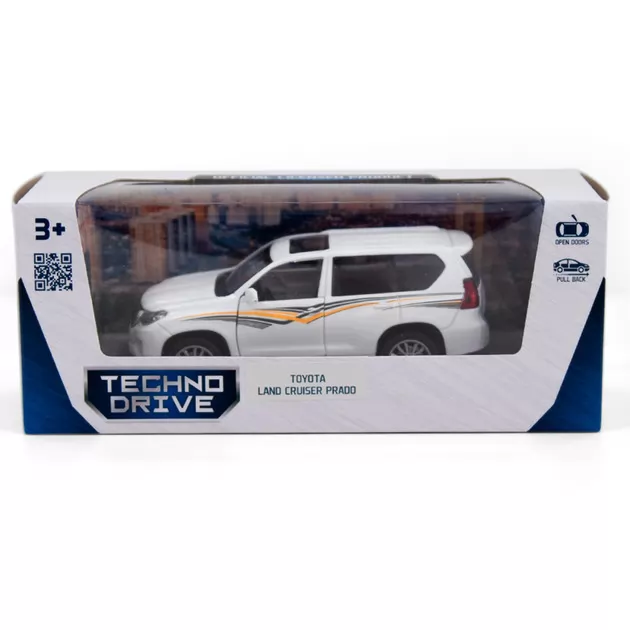 Автомодель - TOYOTA LAND CRUISER (белый)