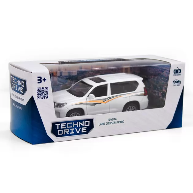 Автомодель - TOYOTA LAND CRUISER (белый)
