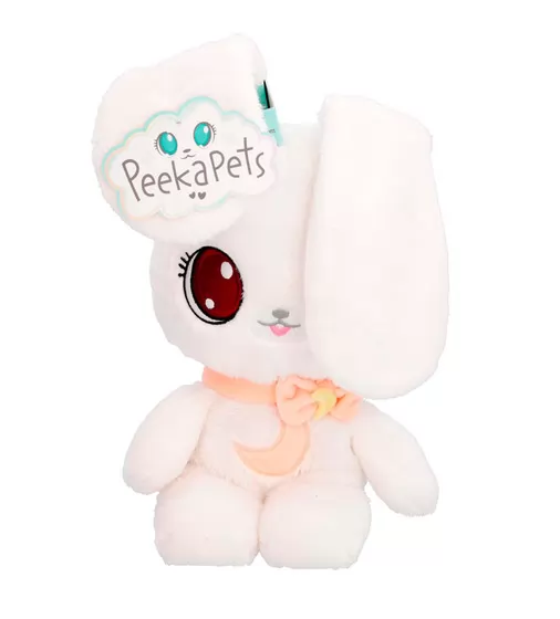 М’яка іграшка Peekapets – Білий кролик - 906785_8.jpg - № 8