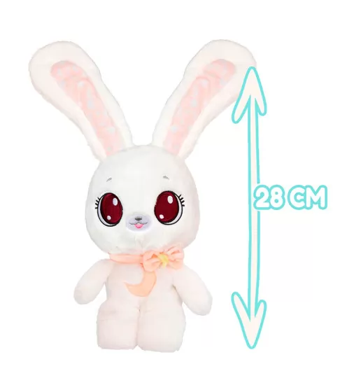М’яка іграшка Peekapets – Білий кролик - 906785_2.jpg - № 2