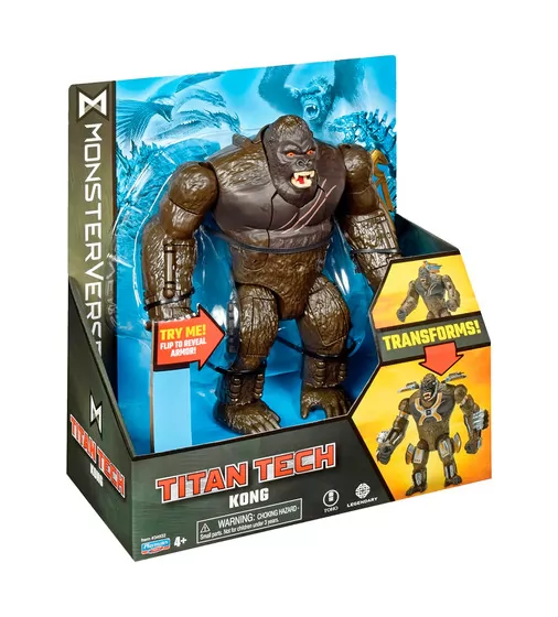 Фігурка Godzilla vs. Kong серії «Titan Tech» – Конг (20 cm) - 34932_7.jpg - № 7