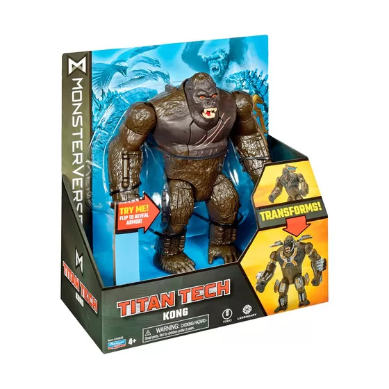 Фигурка Godzilla vs. Kong серии «Titan Tech» – Конг (20 cm)