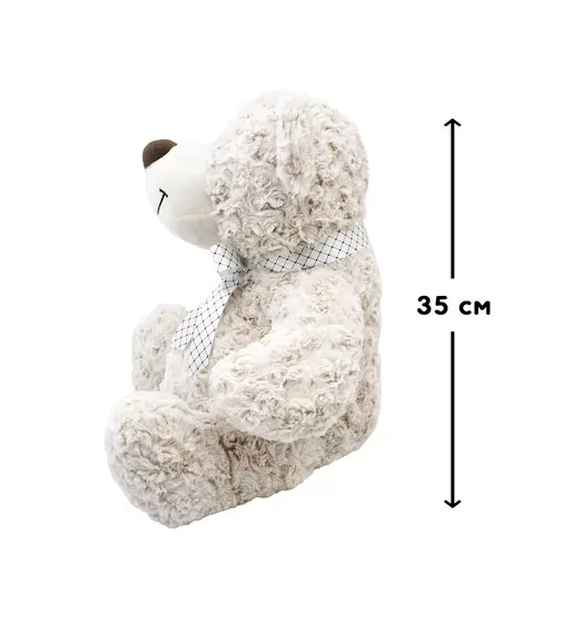 M'як. ігр. – Ведмідь (білий, з бантом, 35 cm) - 0135406001669367622.jpg - № 2