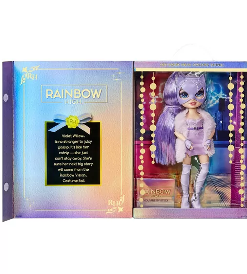 Лялька RAINBOW HIGH серії Маскарад"- Вайолет Віллоу" - 424857_5.jpg - № 4
