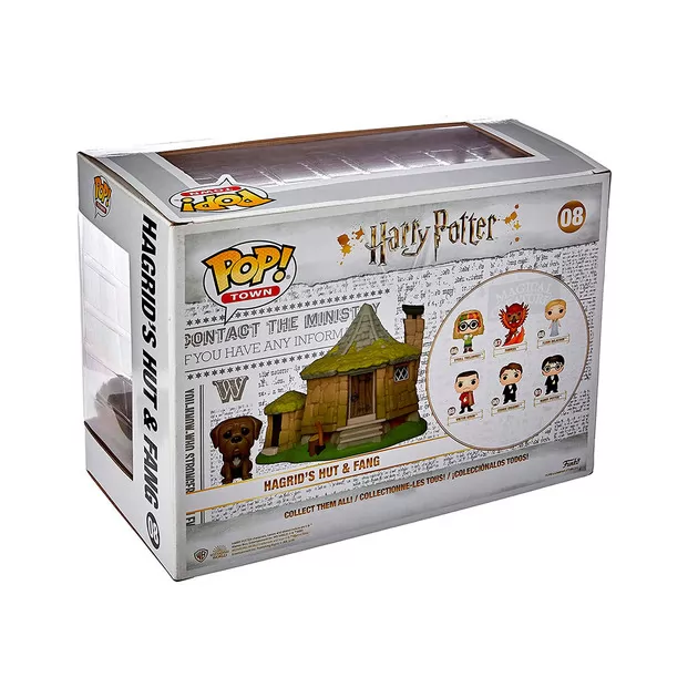 Набор игровых фигурок Funko Pop! Town серии Гарри Поттер" &ndash; Хижина Хагрида и пес Клык"