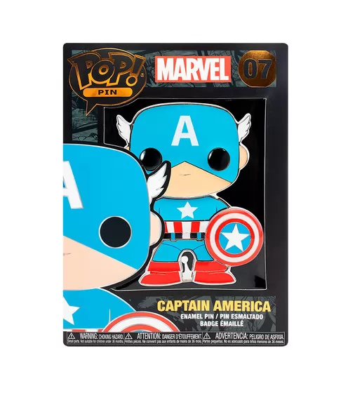 Пин Funko Pop серии «Marvel» – Капитан Америка - MVPP0008_3.jpg - № 3