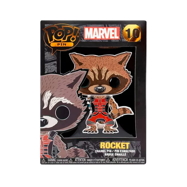 Пин Funko Pop серии &laquo;Marvel&raquo; &ndash; Енот Ракета