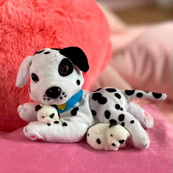 М'яка колекційна іграшка – Собачка мама з сюрпризом