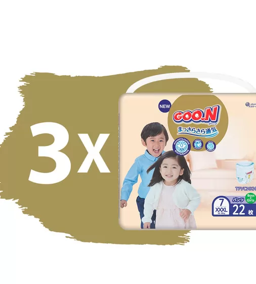 Трусики-підгузники GOO.N Premium Soft для дітей (3XL, 18-30 kg, 66 шт) - 863231-3_2.jpg - № 2