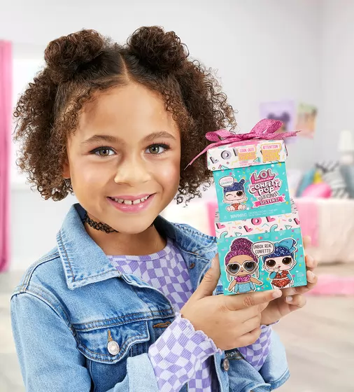 Игровой набор с куклой L.O.L. SURPRISE! серии Confetti Pop Birthday" – Сестричка-именинница" - 589976_7.jpg - № 7