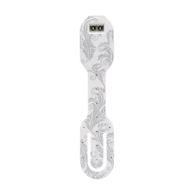 Закладка-ліхтарик Flexilight Rechargeable - Білі квіти