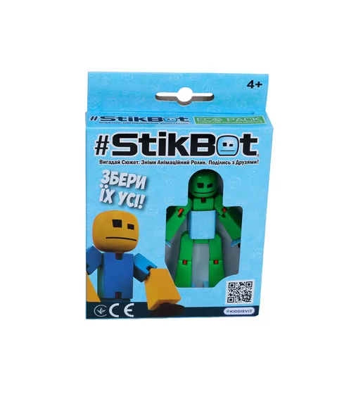 Фігурка для анімаційної творчості Stikbot (Зелений) - TST616-23UAKDG_1.jpg - № 1