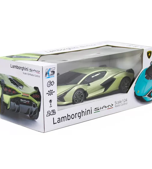 Автомобіль KS Drive на р/к - Lamborghini Sian (1:24, зелений) - 124GLSG_10.jpg - № 10