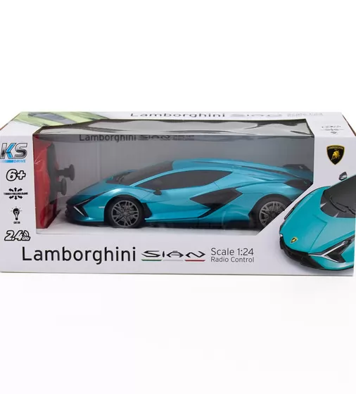 Автомобиль KS Drive на р/у - Lamborghini Sian (1:24, синий) - 124GLSB_9.jpg - № 9