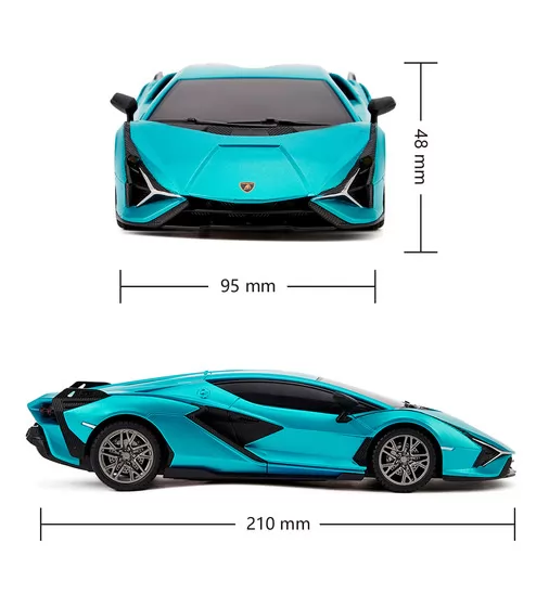 Автомобиль KS Drive на р/у - Lamborghini Sian (1:24, синий) - 124GLSB_6.jpg - № 6