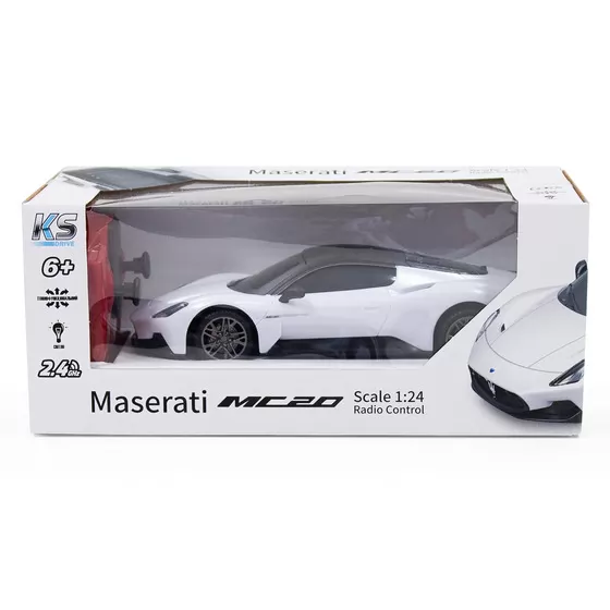 Автомобиль KS Drive на р/у - Maserati MC20 (1:24, белый)