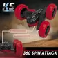 Автомобиль KS Drive на р/у - Трюковый (2.4Ghz, красно-черный) - STURBWB_9.jpg - № 9