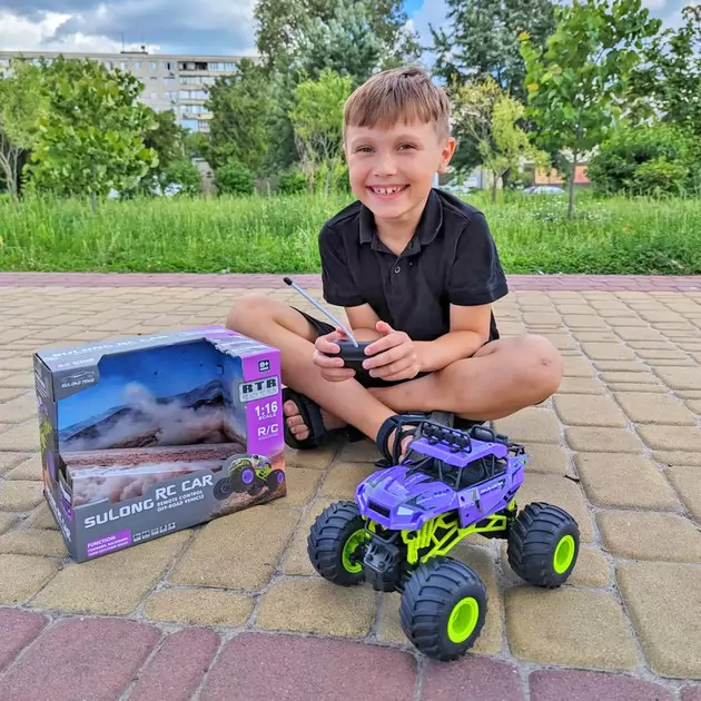 Автомобиль Bigfoot Off-road на р/у &ndash; Violet (1:16, 27 МГц (MHz))