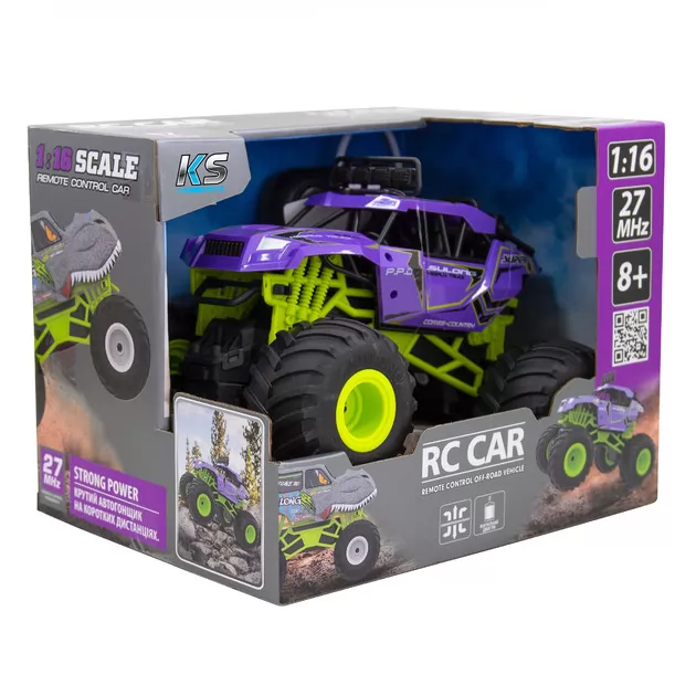 Автомобиль Bigfoot Off-road на р/у &ndash; Violet (1:16, 27 МГц (MHz))