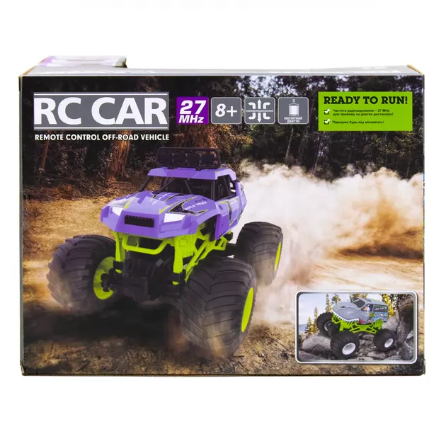 Автомобиль Bigfoot Off-road на р/у &ndash; Violet (1:16, 27 МГц (MHz))