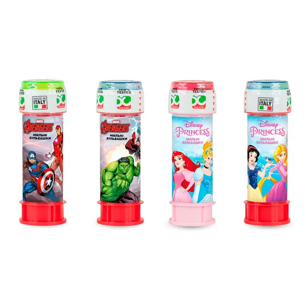 Мыльные пузыри &ndash; Принцессы/Мстители (60 ml)