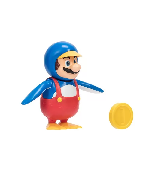 Ігрова фігурка з артикуляцією SUPER MARIO - Маріо-пінгвін 10 cm - 40824i_7.jpg - № 7