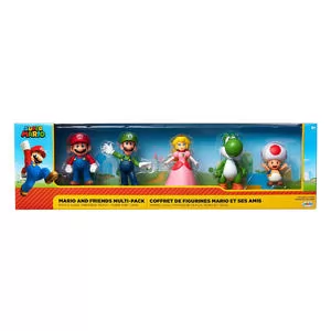 Набор эксклюзивных игровых фигурок SUPER MARIO - Марио и друзья 6 cm
