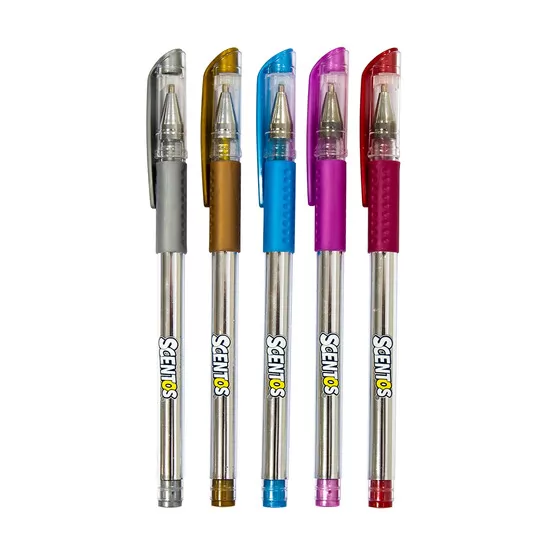Набір ароматних гелевих ручок – Металічне сяйво (5 кольорів)