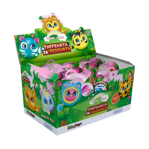 Мягкая коллекционная игрушка-сюрприз &ndash; Тигрята и львята