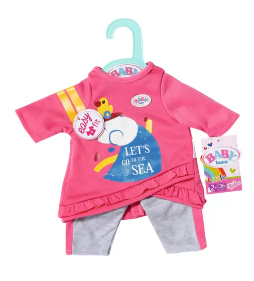 Одежда для куклы Baby Born – Розовый костюмчик (36 cm) - 831892_5.jpg - № 5