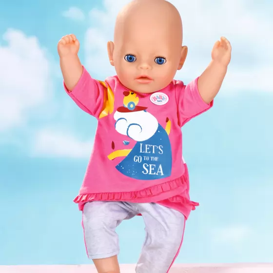 Одяг для ляльки Baby Born - Рожевий костюмчик (36 cm)