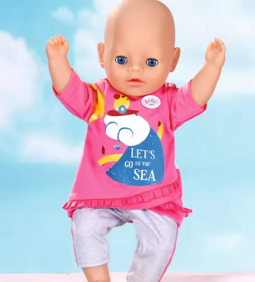 Одежда для куклы Baby Born – Розовый костюмчик (36 cm) - 831892_3.jpg - № 3
