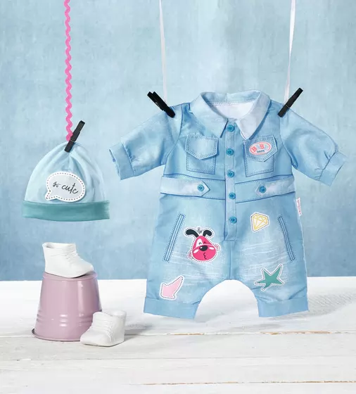 Набор одежды для куклы Baby Born - Джинсовый стиль - 832592_2.jpg - № 2