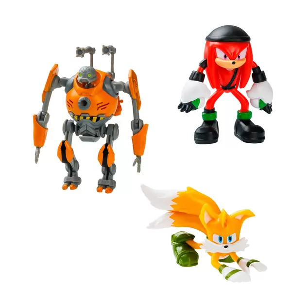 Набір ігрових фігурок Sonic Prime &ndash; Еґфорсер, Наклз, Тейлз
