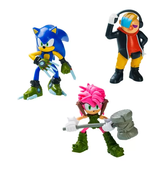 Набір ігрових фігурок Sonic Prime – Доктор Не, Сонік, Эмі - SON2020B_2.jpg - № 2