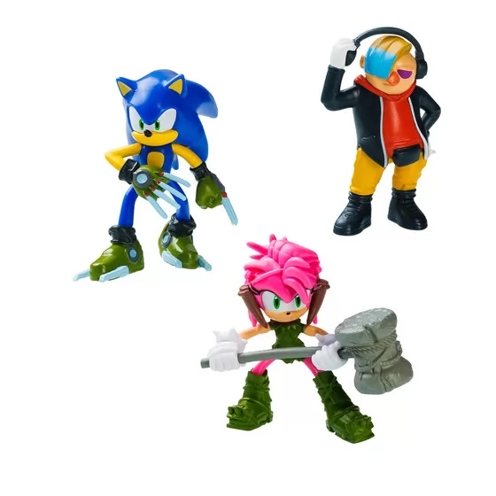 Набор игровых фигурок Sonic Prime – Доктор Не, Соник, Эми