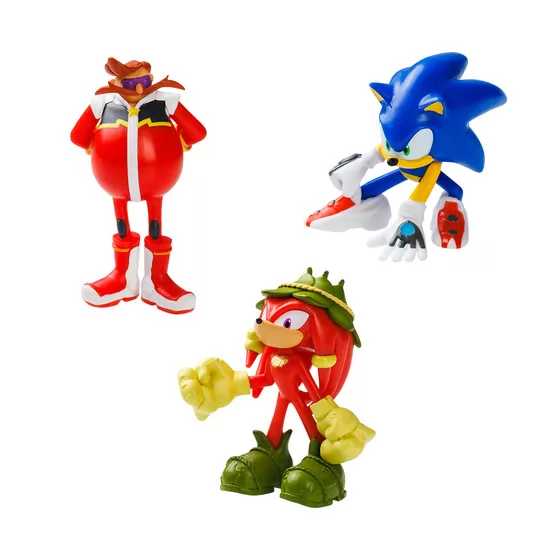 Набор игровых фигурок Sonic Prime – Соник, Наклз, Доктор Эггман