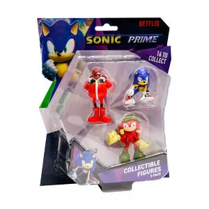Набір ігрових фігурок Sonic Prime – Сонік, Наклз, Доктор Еґман