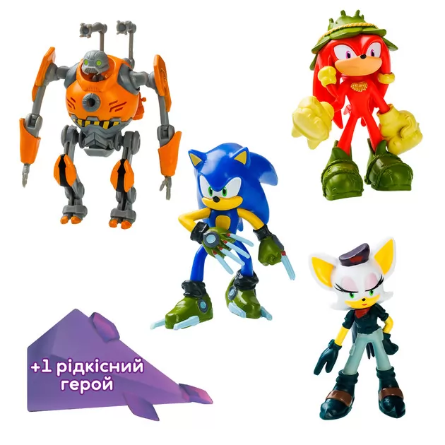 Набір ігрових фігурок Sonic Prime &ndash; Пригоди Соніка