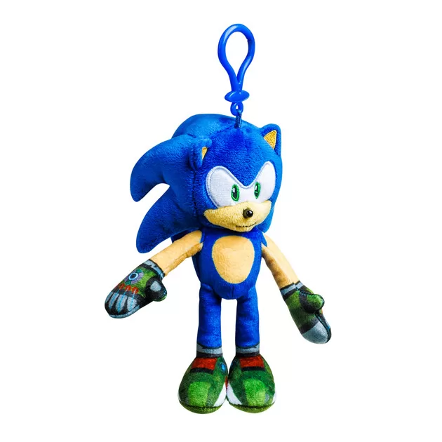 Мягкая игрушка на клипсе Sonic Prime &ndash; Соник