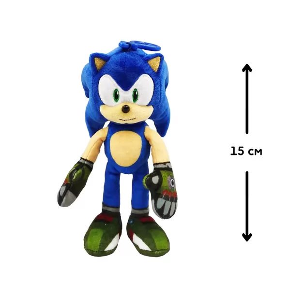 Мягкая игрушка на клипсе Sonic Prime &ndash; Соник