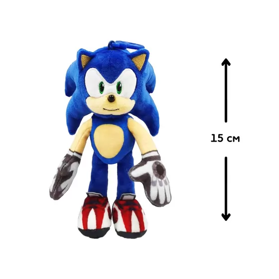 М'яка іграшка на кліпсі Sonic Prime – Сонік-спортсмен