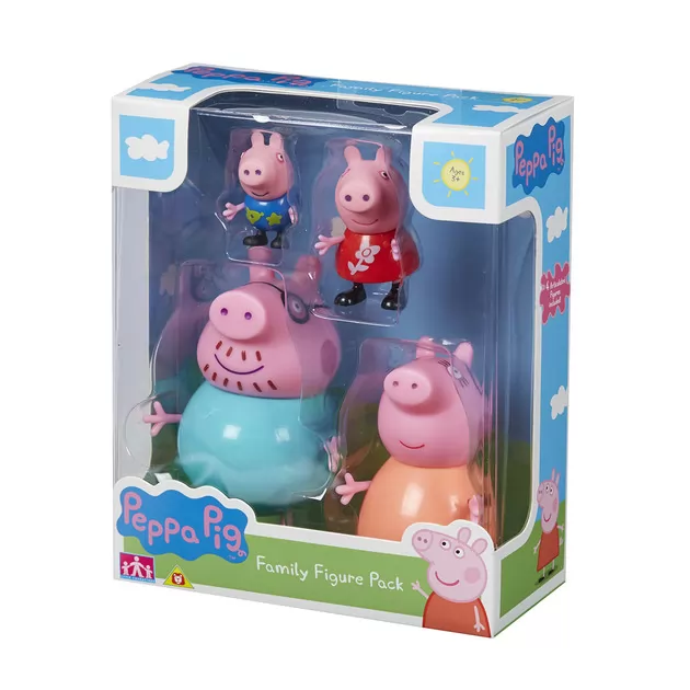 Набір Фігурок Peppa - Велика Родина Пеппи (Тато, Мама, Пеппа І Джордж)