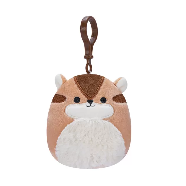 Мягкая игрушка на клипсе Squishmallows &ndash; Бурундук Мелзи (9 cm)
