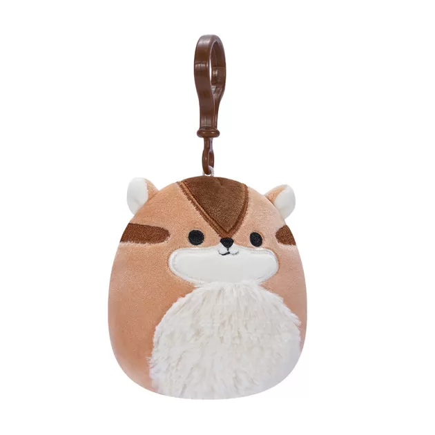 Мягкая игрушка на клипсе Squishmallows &ndash; Бурундук Мелзи (9 cm)