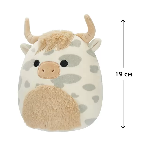 Мягкая игрушка Squishmallows &ndash; Коровка Борса (19 cm)
