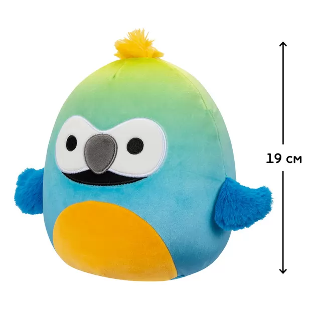 М'яка іграшка Squishmallows &ndash; Макао Баптиз (19 cm)