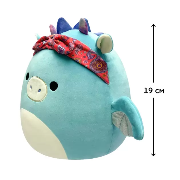 Мягкая игрушка Squishmallows &ndash; Дракон в бандане (19 cm)